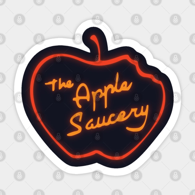 The Apple Saucery Sticker by saintpetty